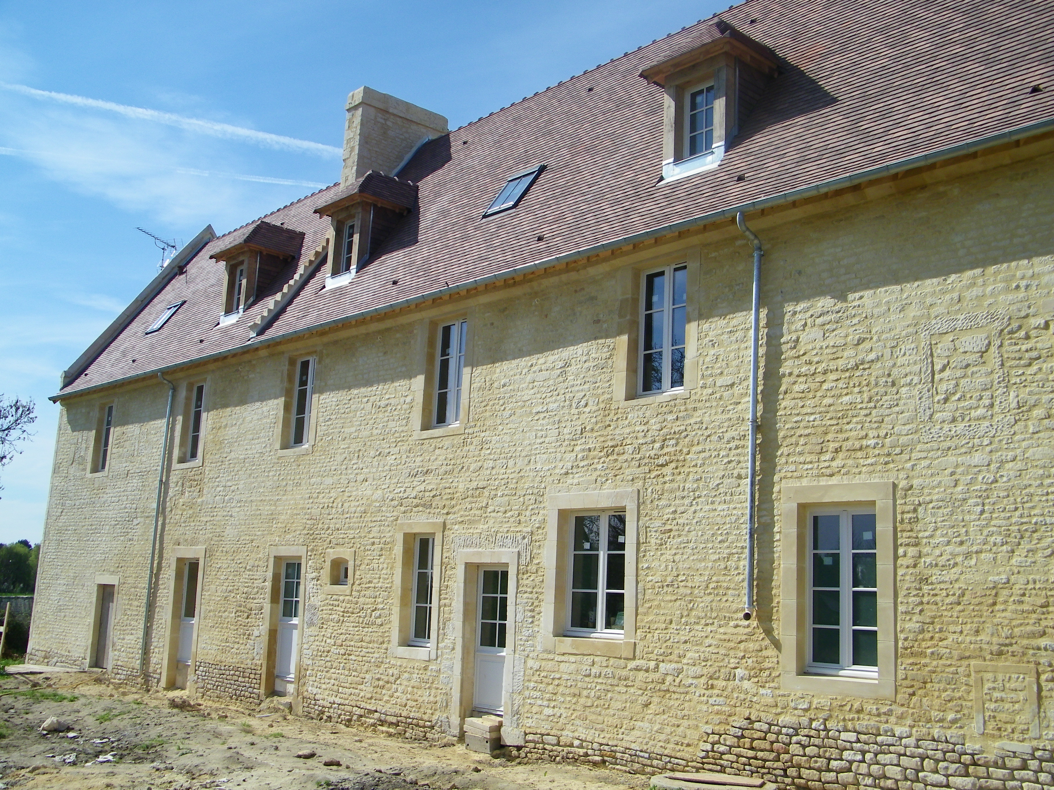 Réhabillitation de maison ancienne La Fontenelle